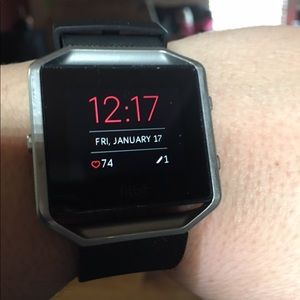 Blaze Fitbit watch and charger